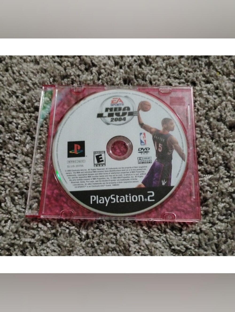 NBA Live 2004 - Sony PlayStation 2 (PS2) - Disc Only w/ Jewel Case